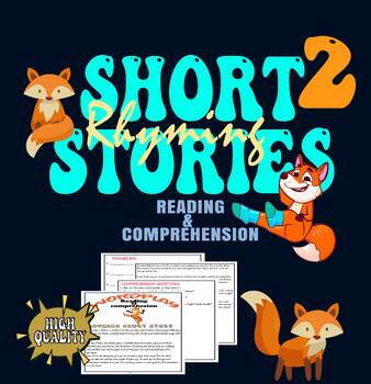 Preview of FOX IN SOCKS WORDPLAY RHYMING SHORT STORY-COMPREHENSION GUIDE! WITH ANSWERS!