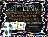 FRACTION AND DECIMAL EQUIVALENTS  VIRGINIA SOL Grade 5 and