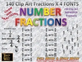 Fraction Clip Art - 600 +