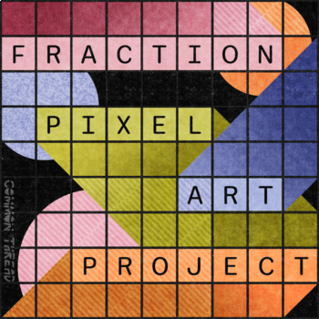 Preview of FRACTION (AND DECIMAL) PIXEL ART PROJECT