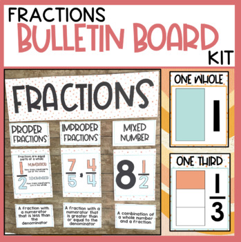 Preview of Fractions Bulletin Board | Bundle
