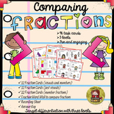 FRACTIONS: COMPARING FRACTIONS {DIFFERENTIATED TASK CARDS}