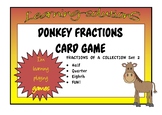 FRACTIONS of a COLLECTION Set 2 - DONKEY CARD GAME