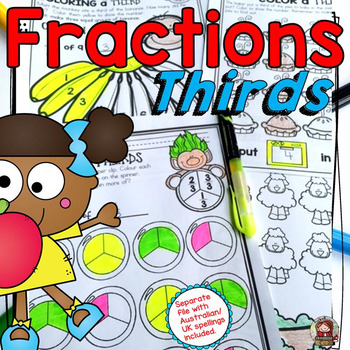 Preview of FRACTIONS: THIRDS