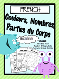 FRANCAIS/FRENCH-COULEURS, NOMBRES, PARTIES DU CORPS/Colors