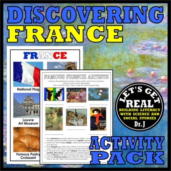 Preview of FRANCE: Discovering France Activity Pack