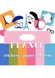 FRANCE. Paper patterns + stickers
