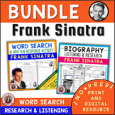 FRANK SINATRA BUNDLE - Music Activities and Worksheets BUNDLE