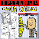 FRANKLIN D. ROOSEVELT Biography Comics Research or Book Re