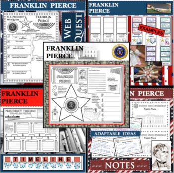 Preview of FRANKLIN PIERCE U.S. PRESIDENT BUNDLE Differentiated Research Project Biography
