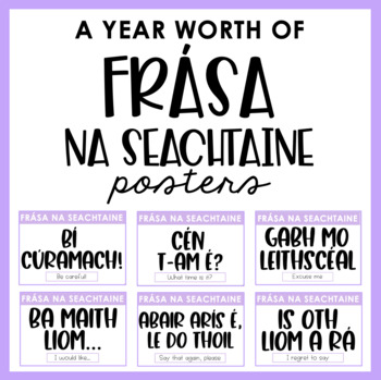 Preview of FRÁSA NA SEACHTAINE POSTERS