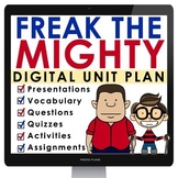 Freak the Mighty Unit Plan - Rodman Philbrick Novel Study 