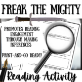 FREAK THE MIGHTY Novel Study Activity: Close Reading Works