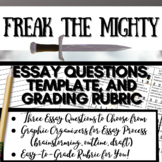 FREAK THE MIGHTY Novel Study Final Unit Test: Essay Writing