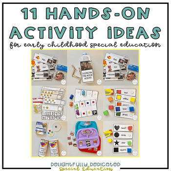 Preview of FREE 11 Task Box Ideas for Special Education, Early Childhood