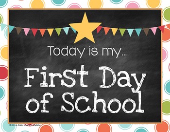 FREE 15,000 Follower Gift - First & Last Day of School Photo Signs