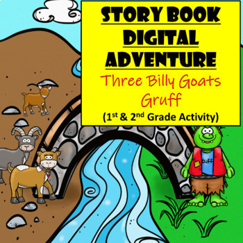 Preview of FREE-1st & 2nd Grade Escape Room-Google Form-Fairytale-Story Elements-Billy Goat