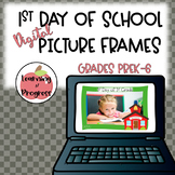 FREE 1st Day of School Sign - Digital Picture Frames for P