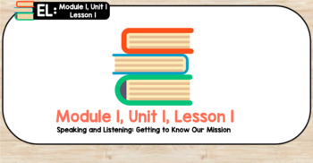 Preview of FREE - 1st Grade EL Education Module 1 Unit 1 Lesson Flipcharts