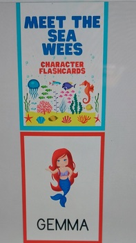 Preview of FREE 1st Grade ELA RL Unit Printable Digital Sea Wees Mermaids For Fun Learning