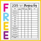 FREE 2019 progress log