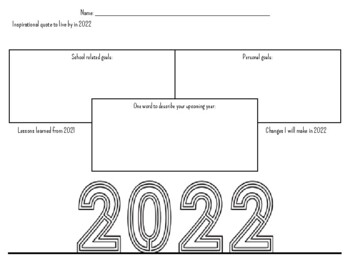 2022 Goals Free Teaching Resources | TPT