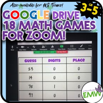 Digital Math Games For Distance Learning Google And Zoom By Evil Math Wizard