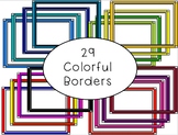FREE 29 Colorful Borders-Personal and Commerical Use
