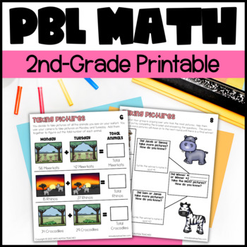 Preview of FREE 2nd Grade Math Project Based Learning 3 Digit Addition and Subtraction PBL