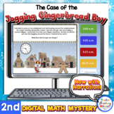 FREE 2nd Grade Narrated Digital Gingerbread Math Mystery D
