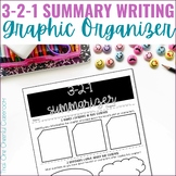3-2-1 Summary Writing Graphic Organizer Worksheet