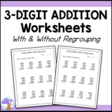 FREE 3-Digit Addition Worksheets
