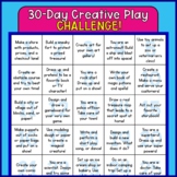FREE 30 Day Creative Play Challenge
