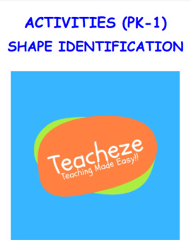 Preview of EASEL READY!! 31 Pages of Shape Identification Worksheets