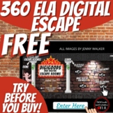 FREE 360 Digital Escape Room For ELA Literary Devices Elem