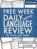 FREE 3rd Grade Daily Language Review: Week 1