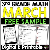 FREE 3rd Grade Math for March Sample