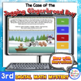FREE 3rd Grade Narrated Digital Gingerbread Math Mystery D