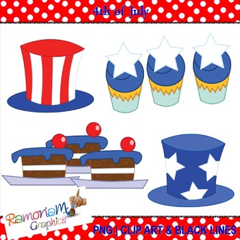 Preview of 4th of July Clip art