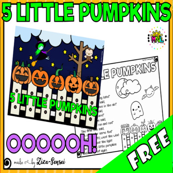 FREE 5 Little Pumpkins Song And Posters by My New Learning | TpT