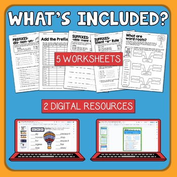 prefixes suffixes and roots by rachel lynette tpt