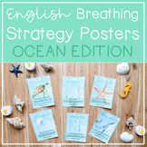 FREE 6 English Breathing Posters OCEAN EDITION // Create calm in the classroom