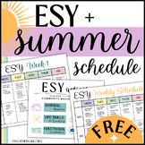 FREE 6 Week Outline for ESY Summer | Community Based Life 