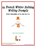 FREE 65 French Winter Holiday Writing Prompts