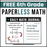 FREE 6th Grade Math Journal Prompts - 6th Grade Math Revie
