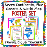 7 Continents And 5 Oceans Worksheets Teaching Resources Tpt