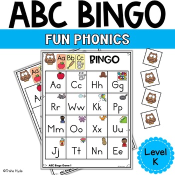 ABC Alphabet Bingo | Fun Phonics by First Grade Maestra Trisha Hyde