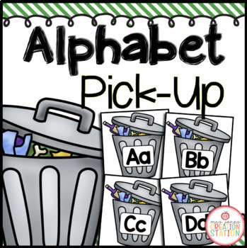 Preview of FREE ALPHABET PICK-UP LITERACY CENTER