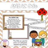 FREE ANZAC Ode Cut and Paste