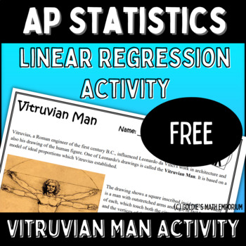 Preview of FREE AP Statistics Activity - Intro to Linear Regression